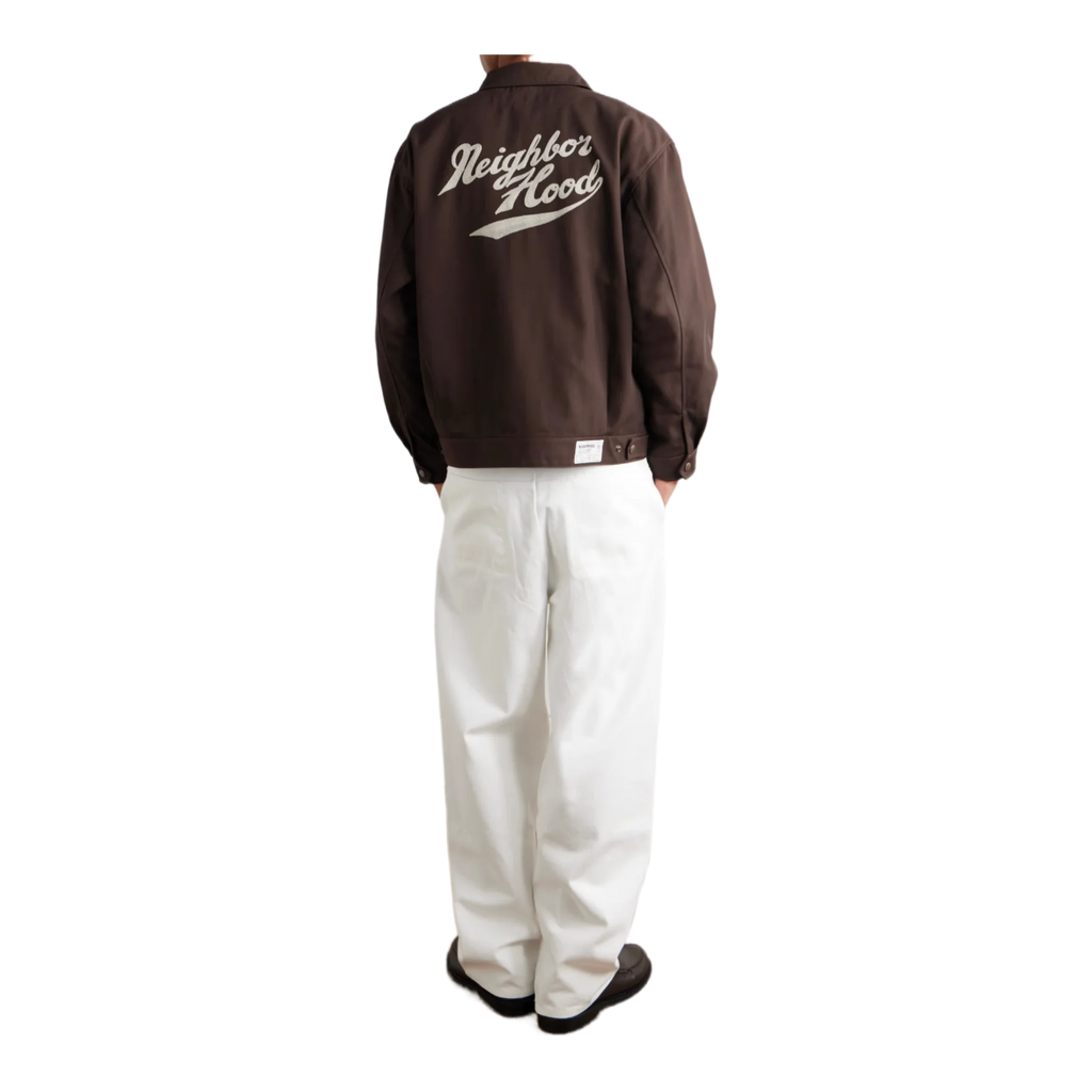 Cropped Logo-Embroidered Twill Jacket