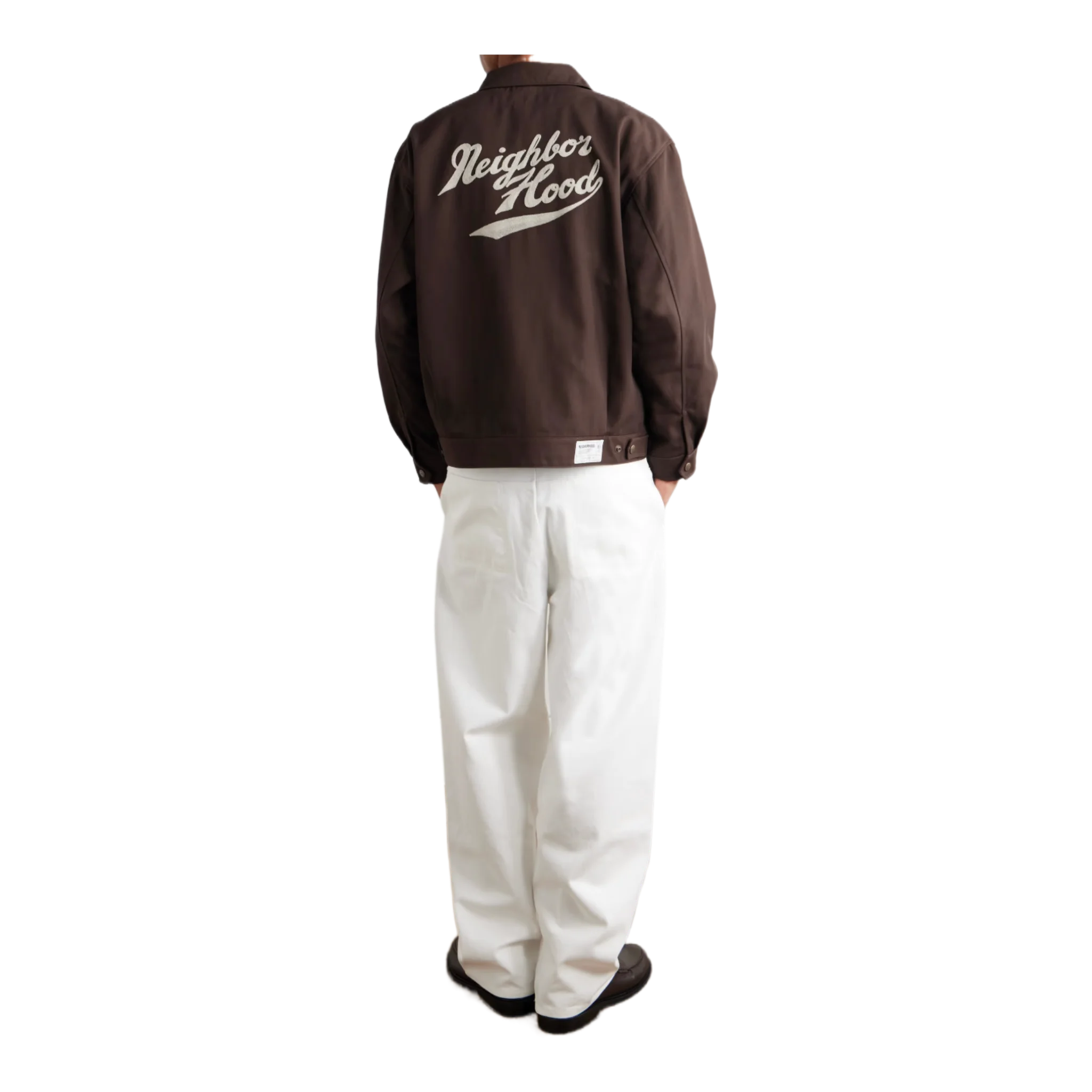 Cropped Logo-Embroidered Twill Jacket