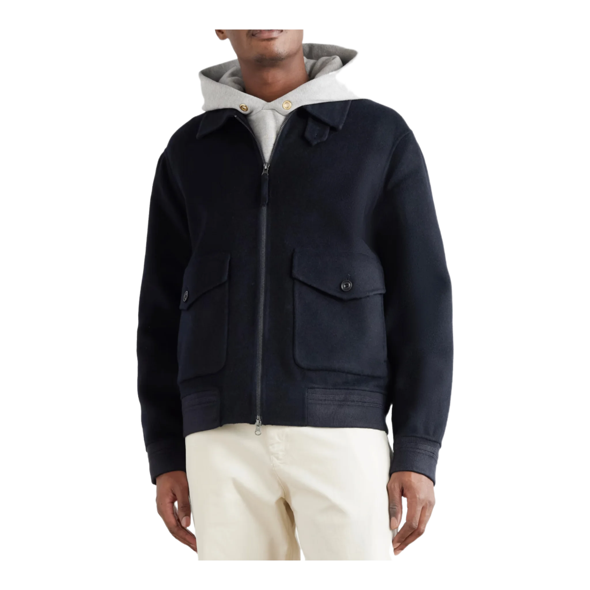 Doug Double-Faced Wool-Blend Jacket
