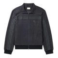 Webbing-Trimmed Herringbone Wool and Cotton-Blend Track Jacket