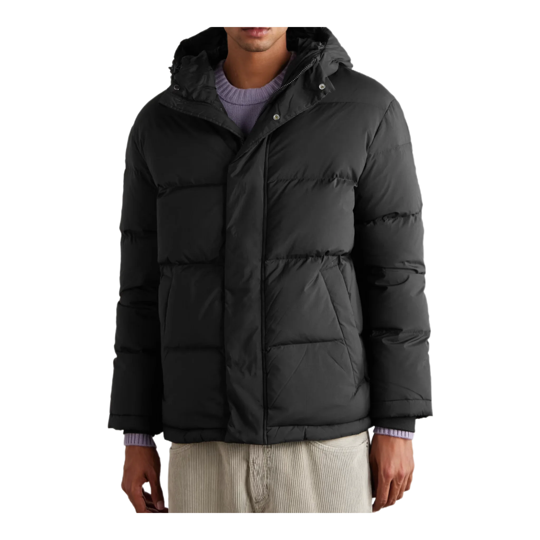 Matthew 8245 Quilted Padded Recycled-Shell Hooded Jacket