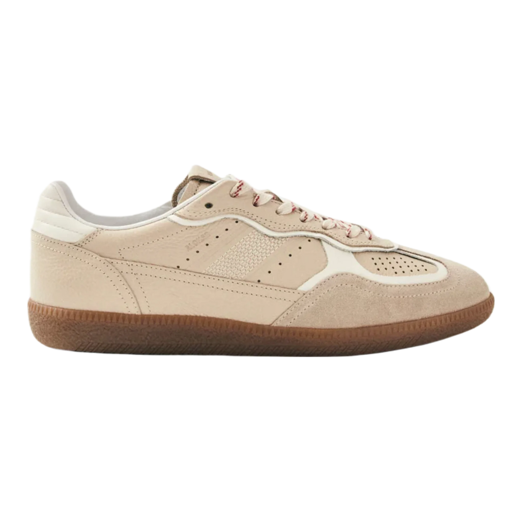Tb.490 Rife Grain Cream Leather Sneakers