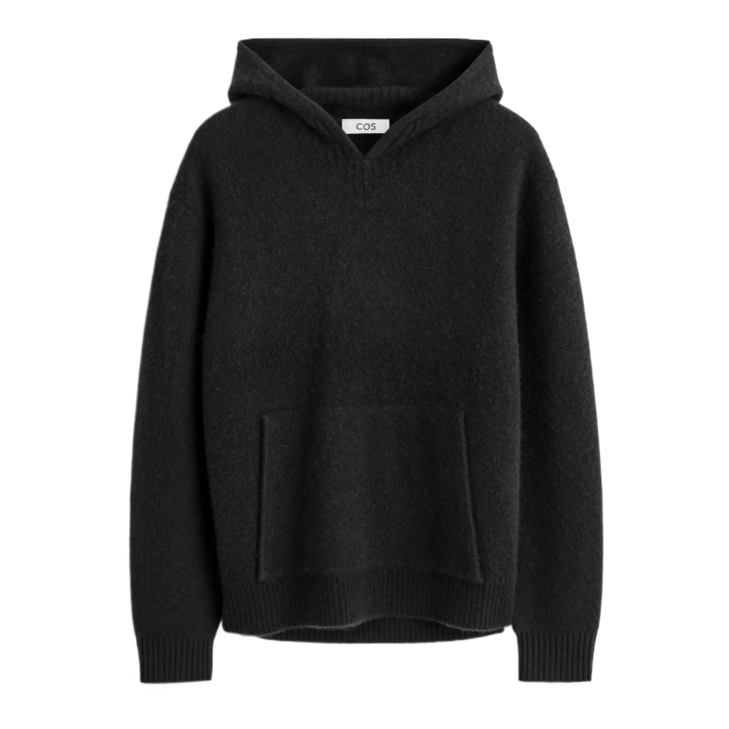 BOILED-CASHMERE HOODIE