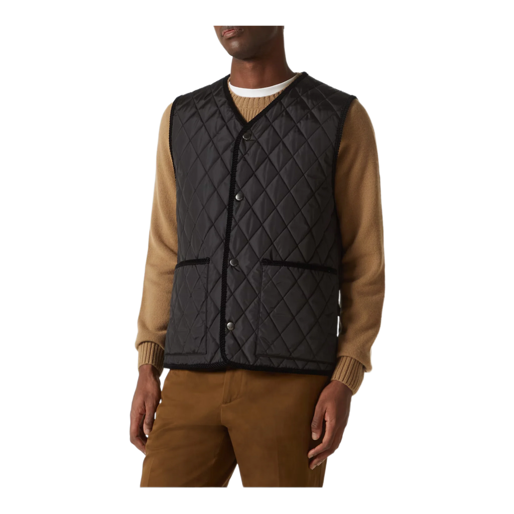 Quilted vest Black
