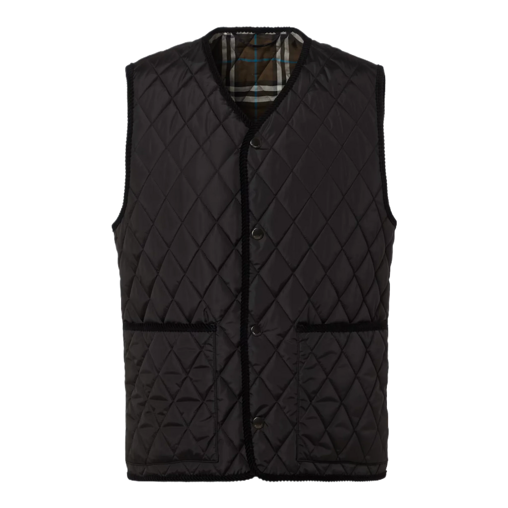 Quilted vest Black