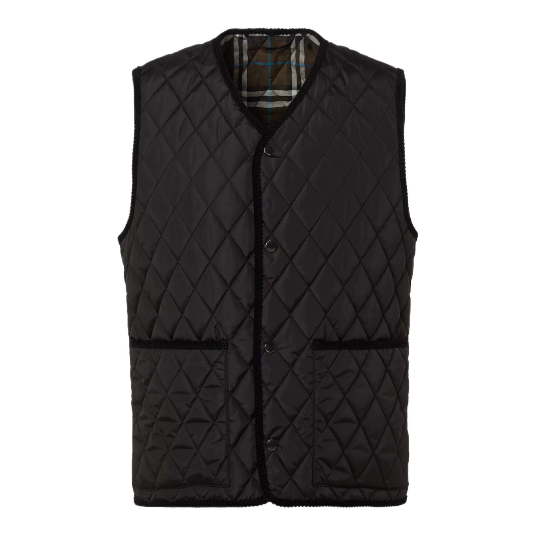 Quilted vest Black