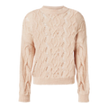 Cable Sonar Roundneck wool sweater