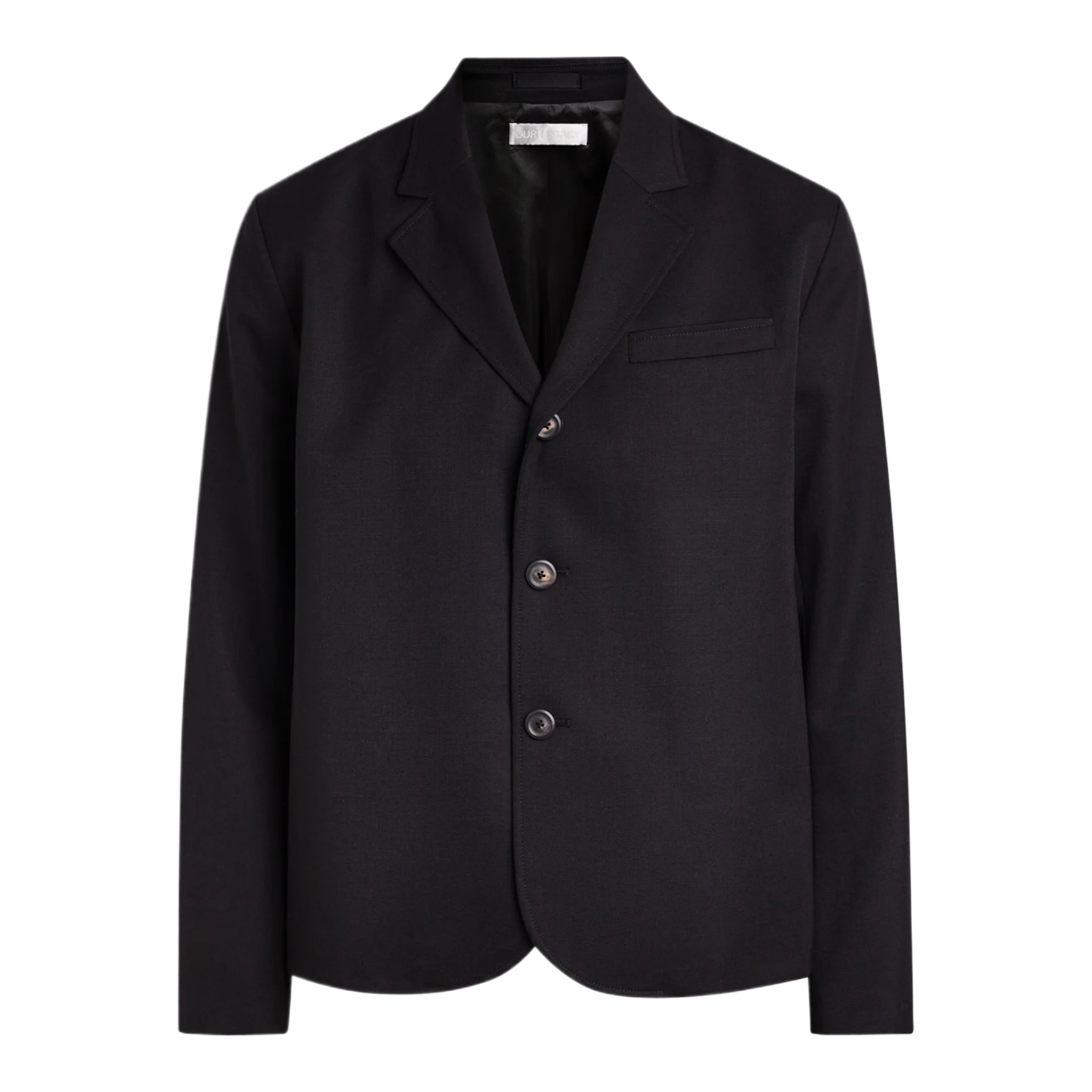 Rolling wool blazer