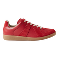 Replica Leather and Suede Sneakers