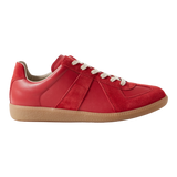 Replica Leather and Suede Sneakers