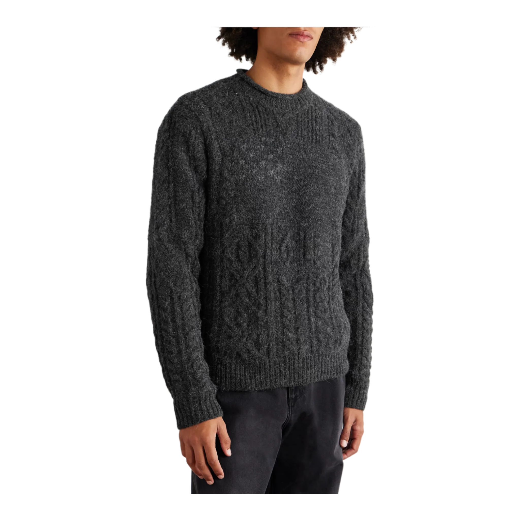 Brushed-Knit Sweater