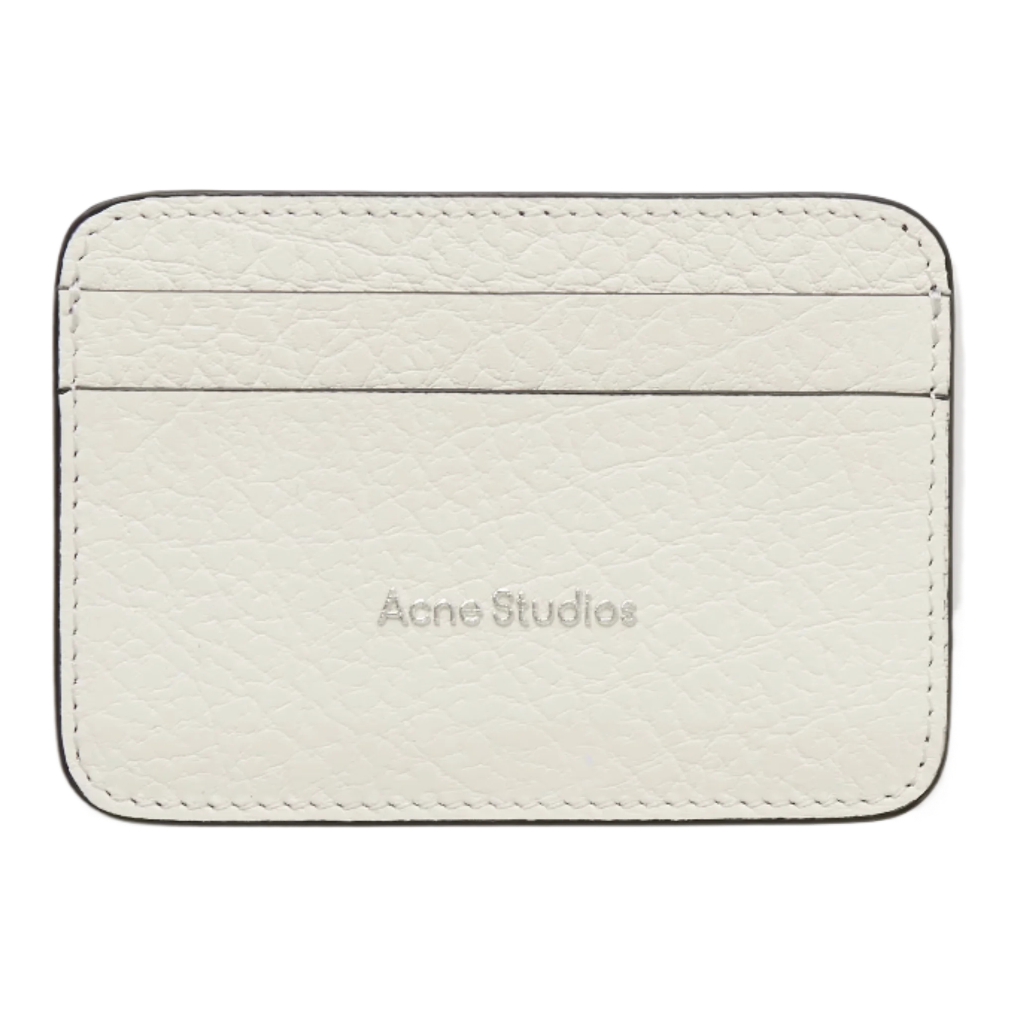 Logo-Print Full-Grain Leather Cardholder