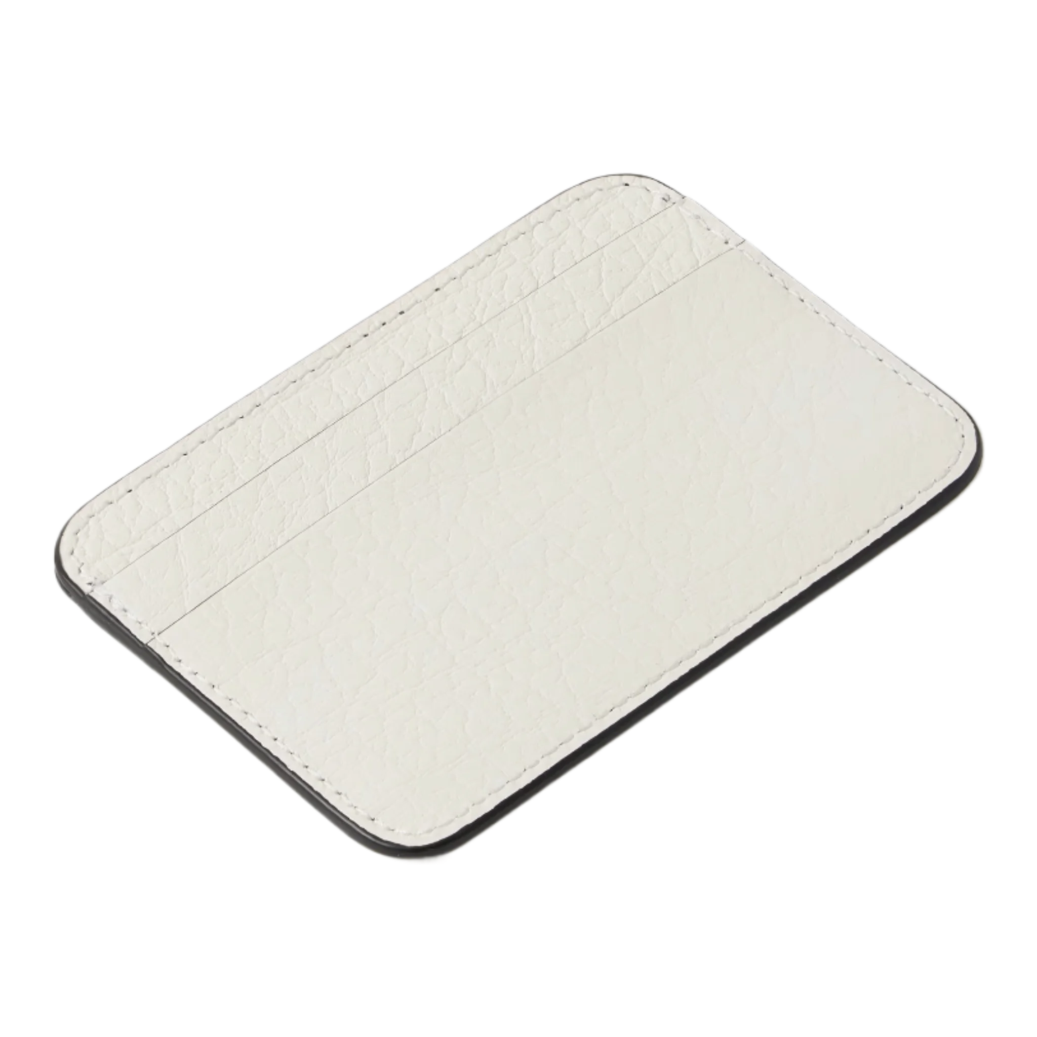 Logo-Print Full-Grain Leather Cardholder