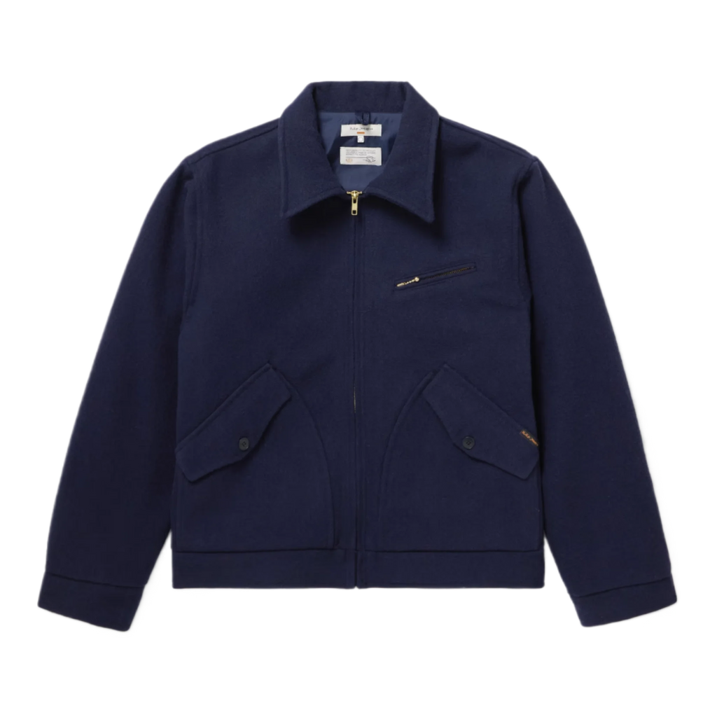 Blake Wool-Blend Bomber Jacket