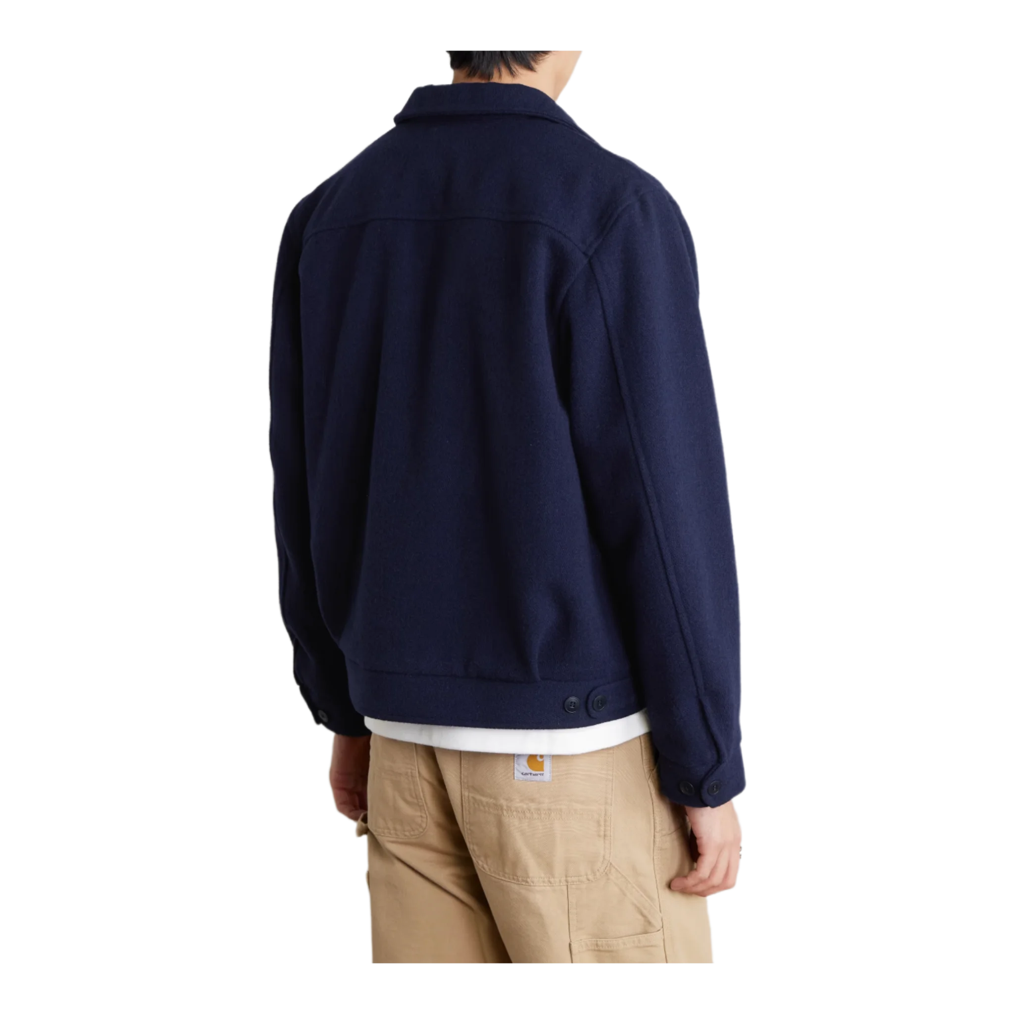 Blake Wool-Blend Bomber Jacket