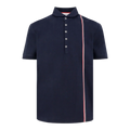Cotton jersey polo shirt with iconic stripes