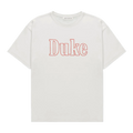 Duke Vintage White Chainstitch T-Shirt