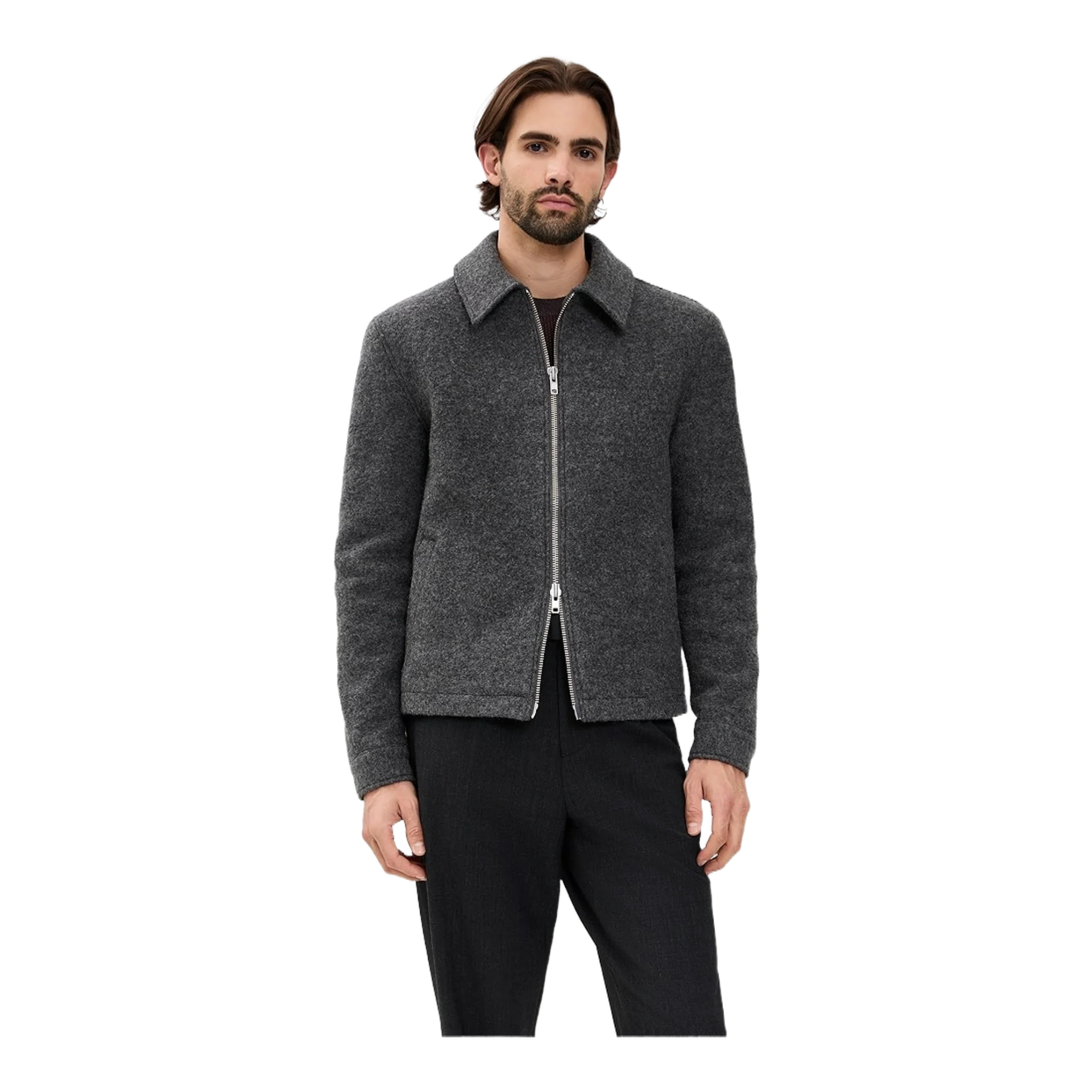 Wool Eldon Zip Jacket