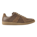 Replica Leather and Suede Sneakers
