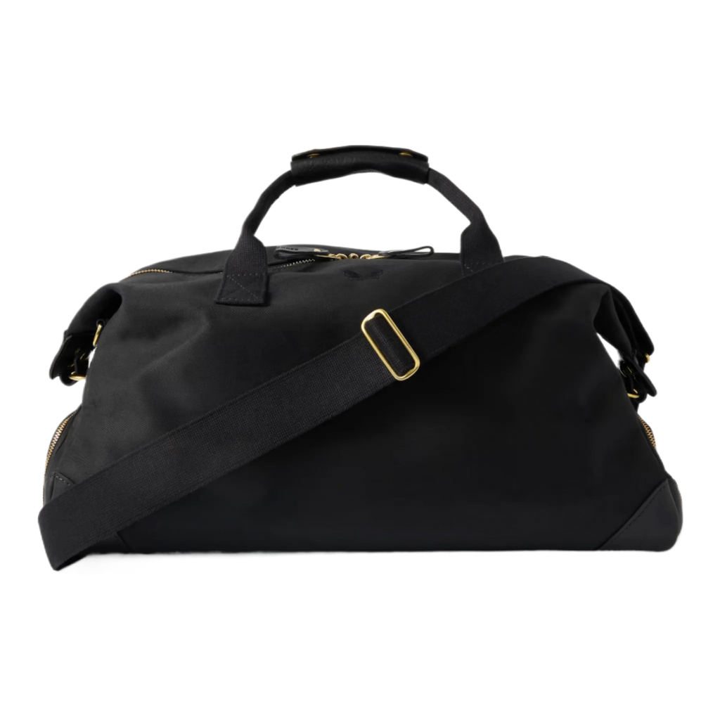 Weekender Leather-Trimmed Cotton-Canvas Holdall