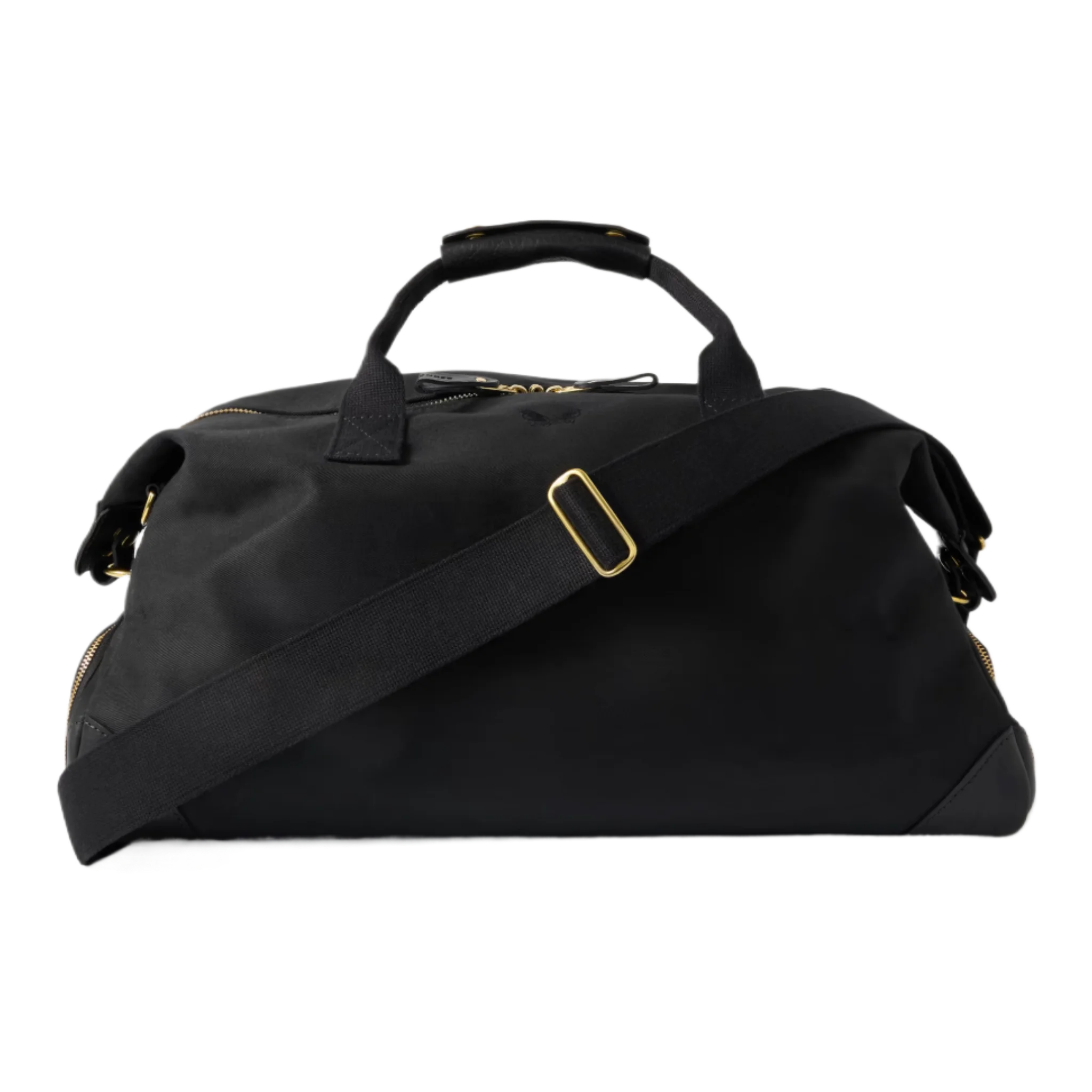 Weekender Leather-Trimmed Cotton-Canvas Holdall