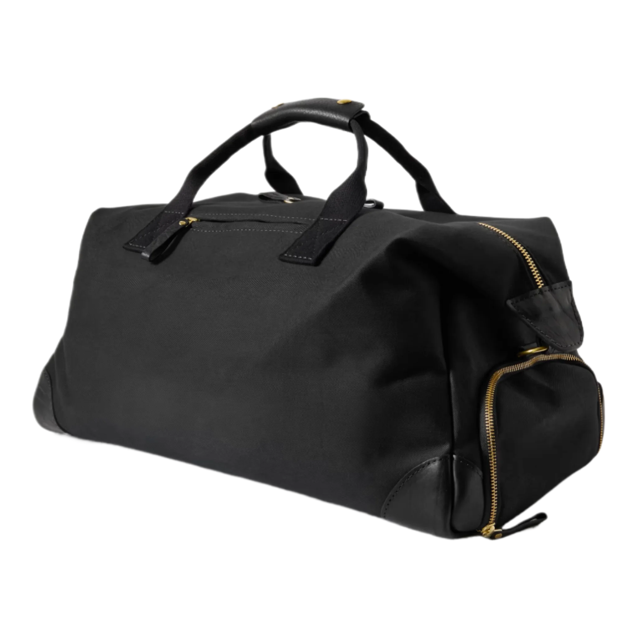 Weekender Leather-Trimmed Cotton-Canvas Holdall