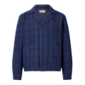 Chain Checked Cotton and Wool-Blend Jacket