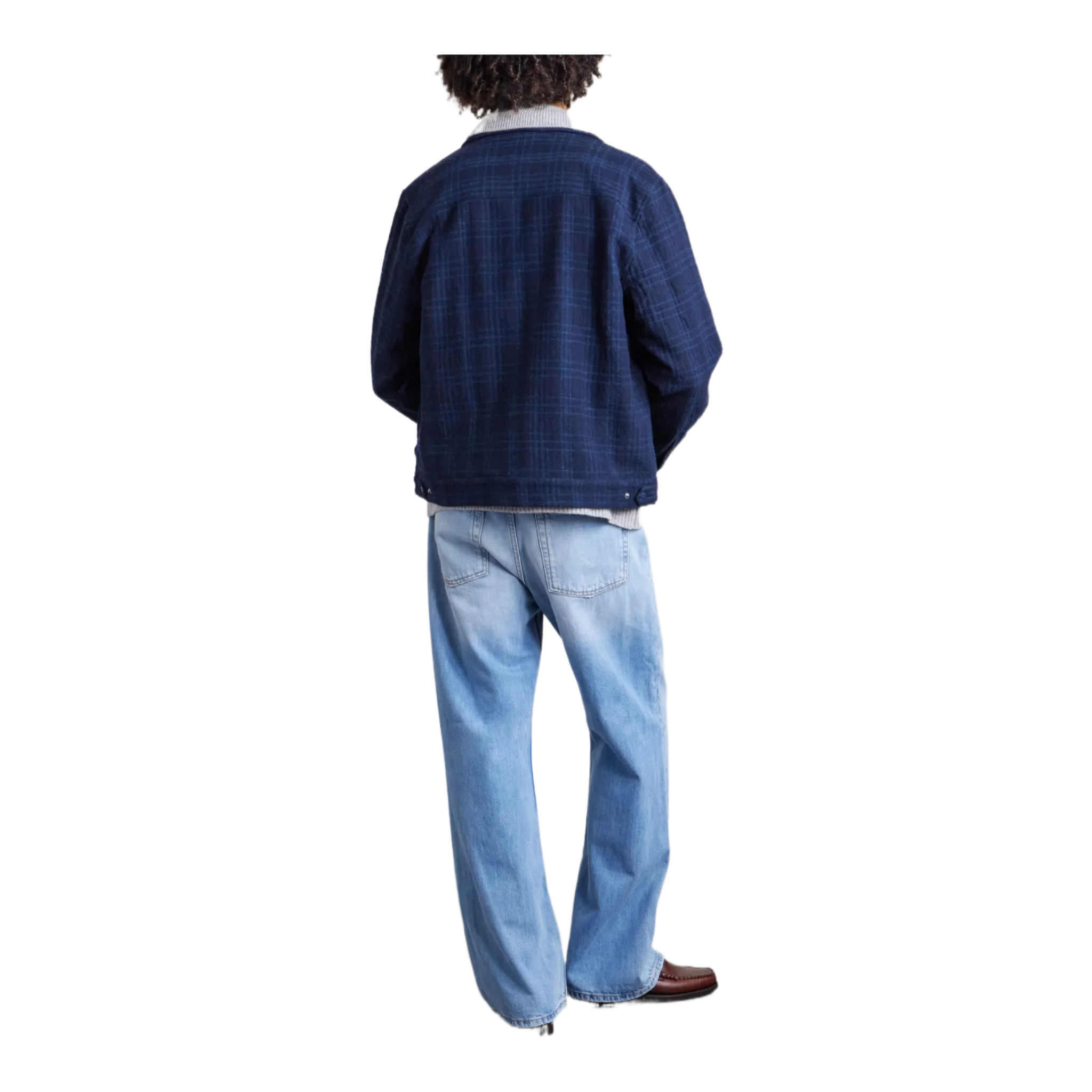 Chain Checked Cotton and Wool-Blend Jacket