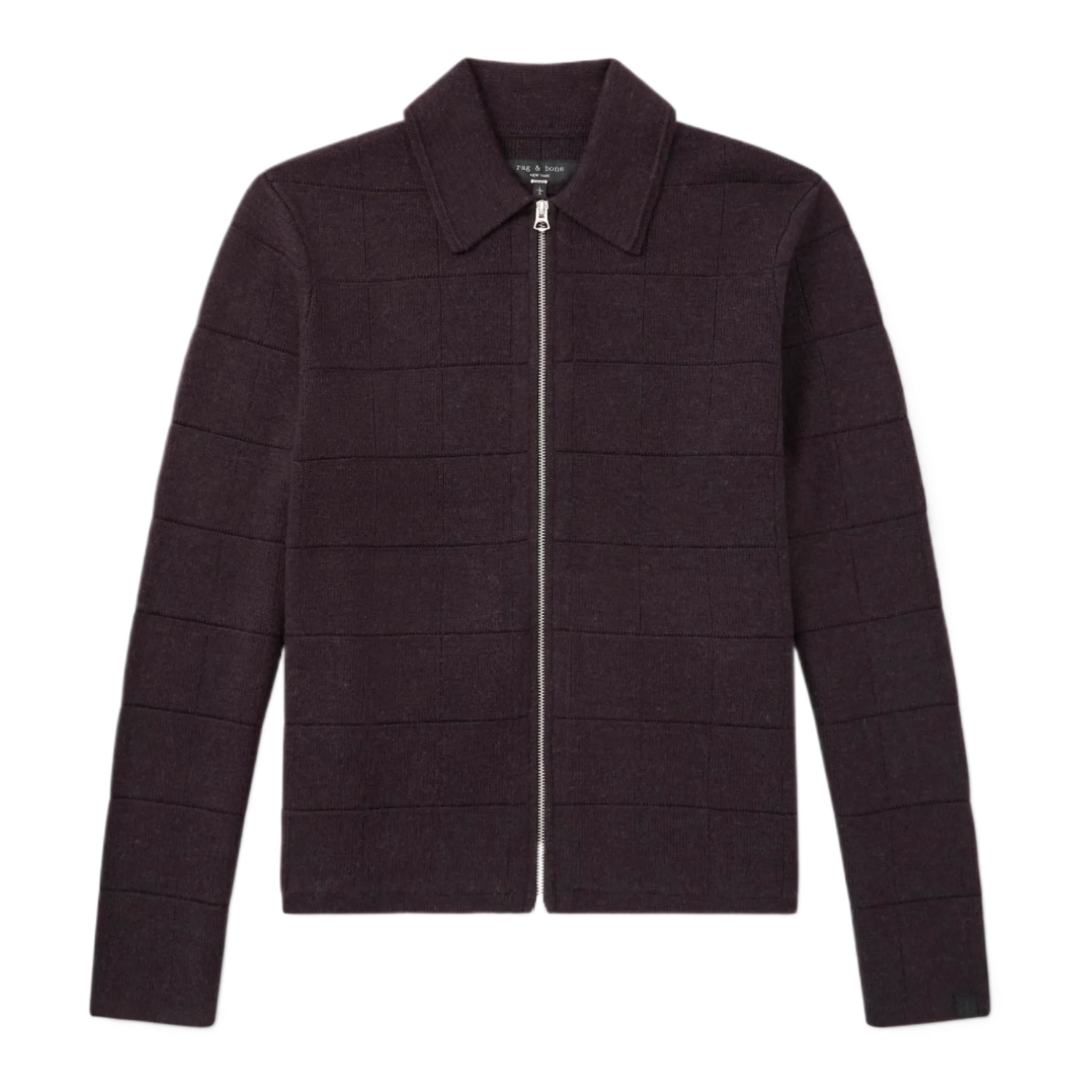 Melrose Wool Zip-Up Cardigan