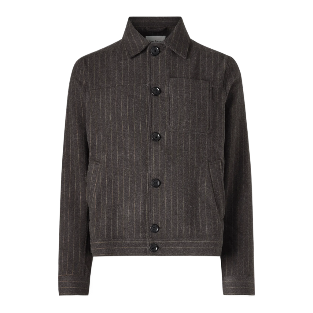 Buffalo Striped Wool-Blend Jacket