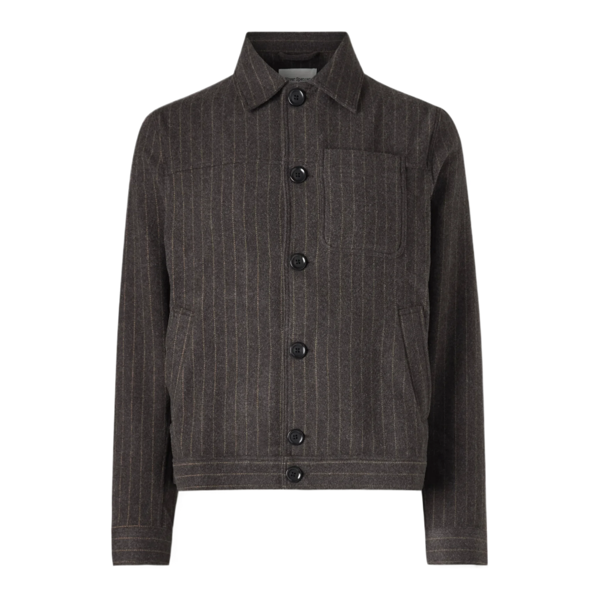 Buffalo Striped Wool-Blend Jacket