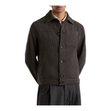 Buffalo Striped Wool-Blend Jacket