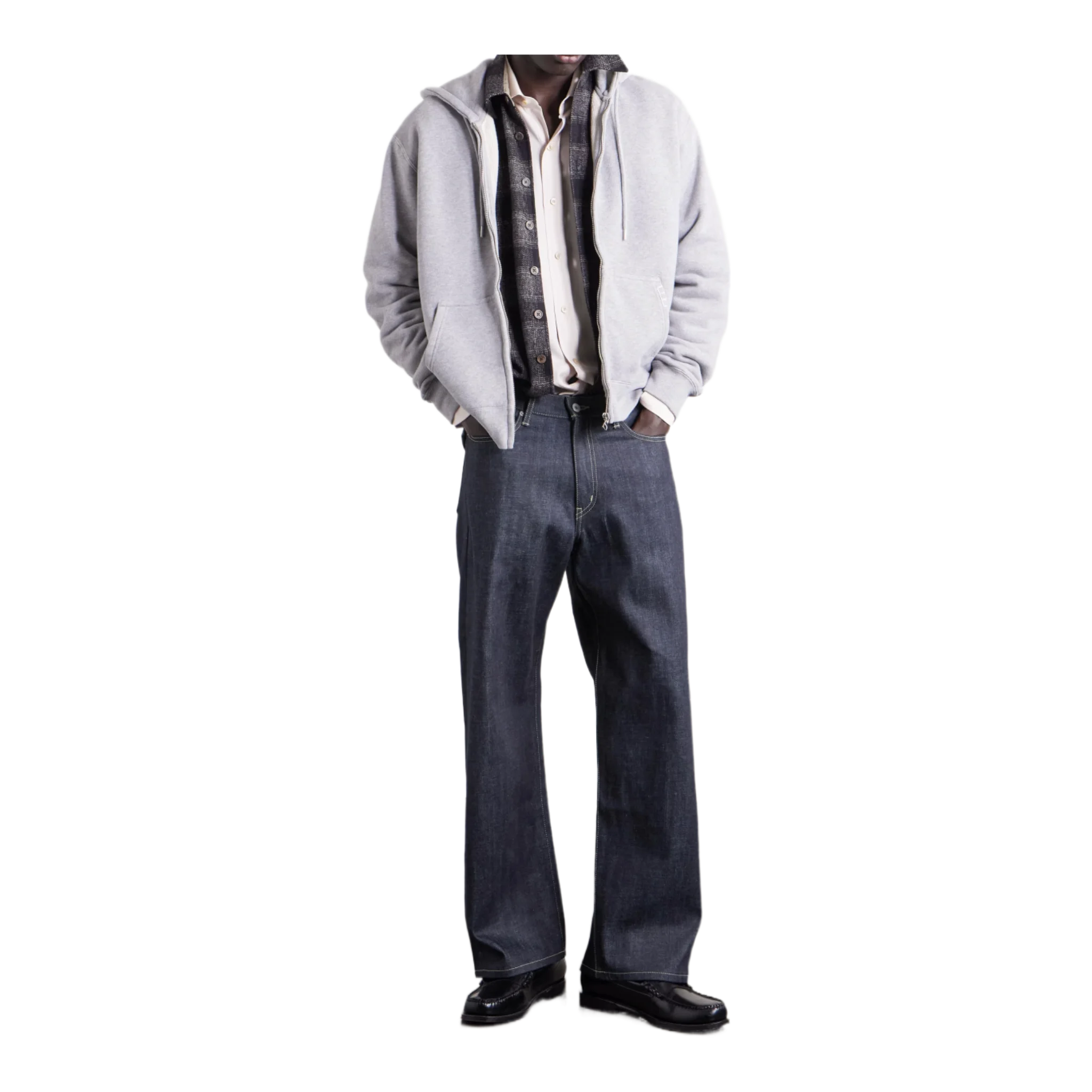 Straight-Leg Selvedge Jeans