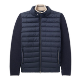 Slim-Fit Wool and Quilted Shell Down Jacket