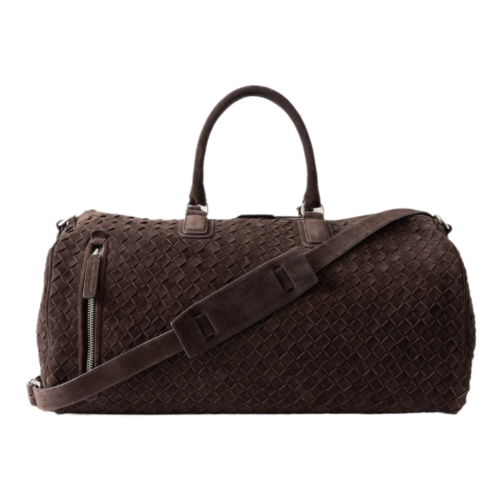 Woven Suede Holdall