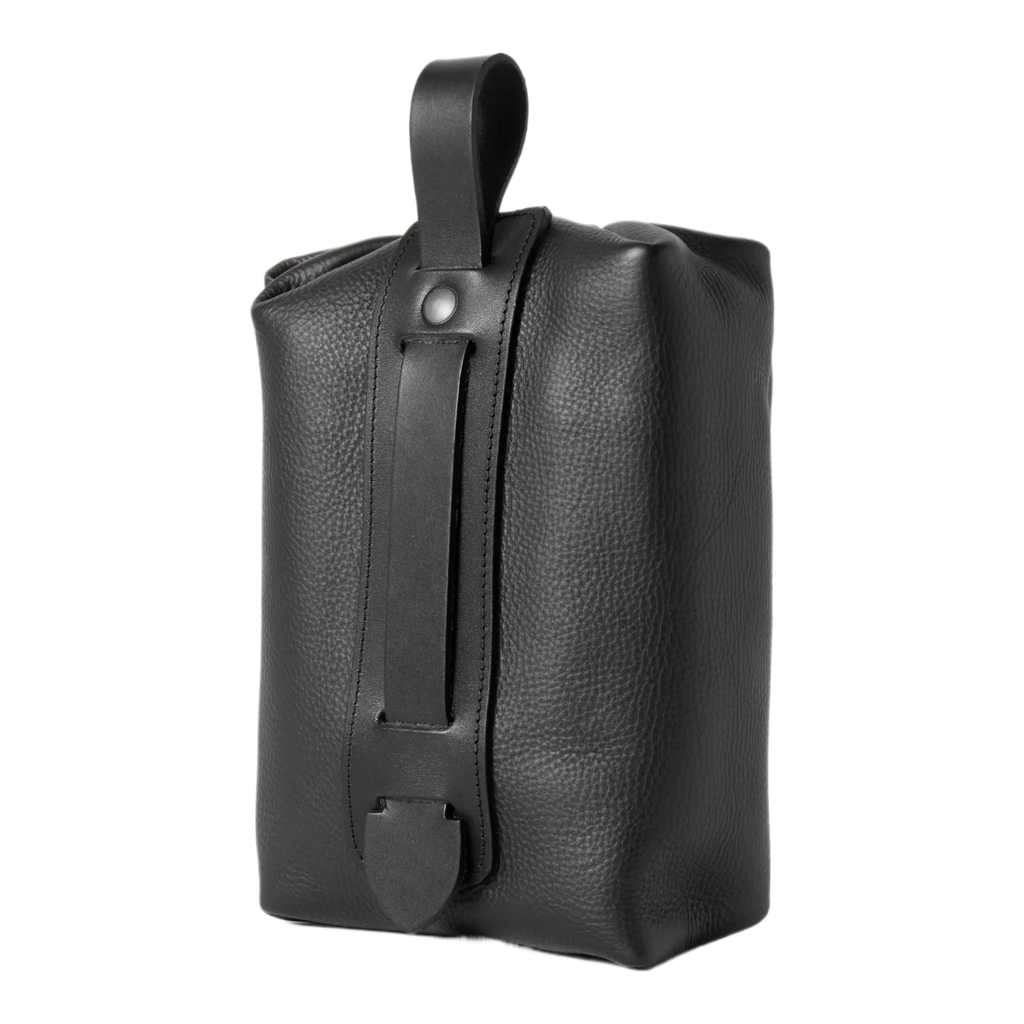 Zazou Full-Grain Leather Wash Bag