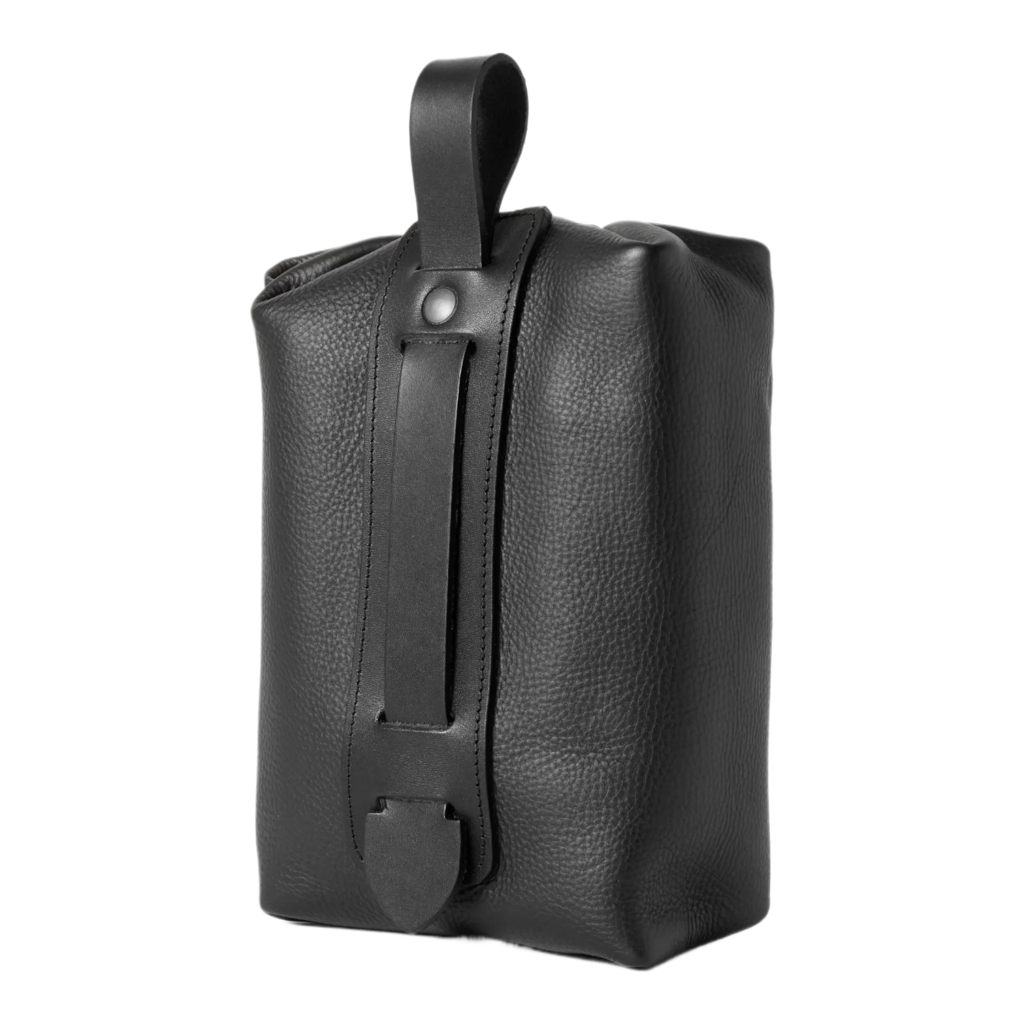 Zazou Full-Grain Leather Wash Bag