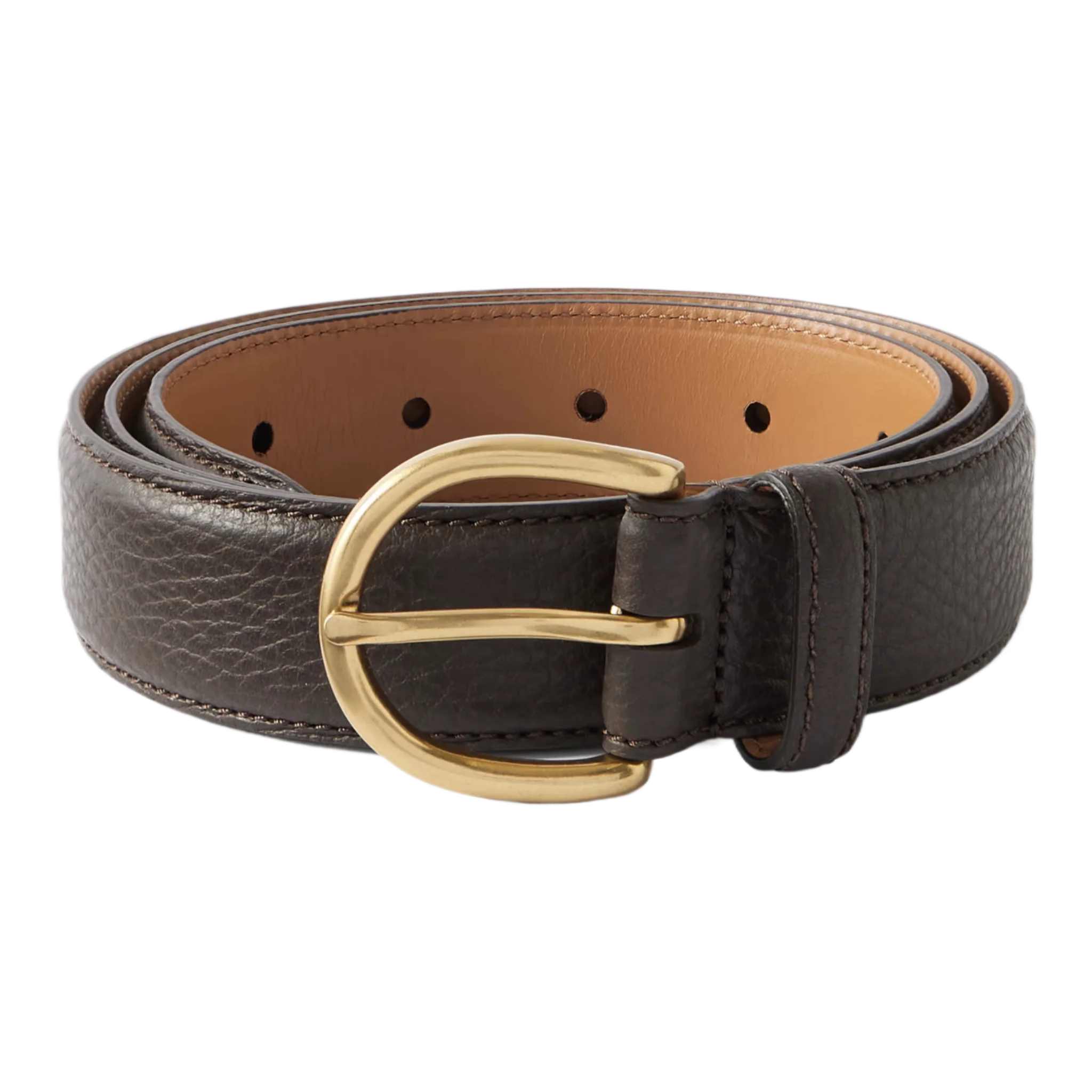3cm Full-Grain Leather Belt