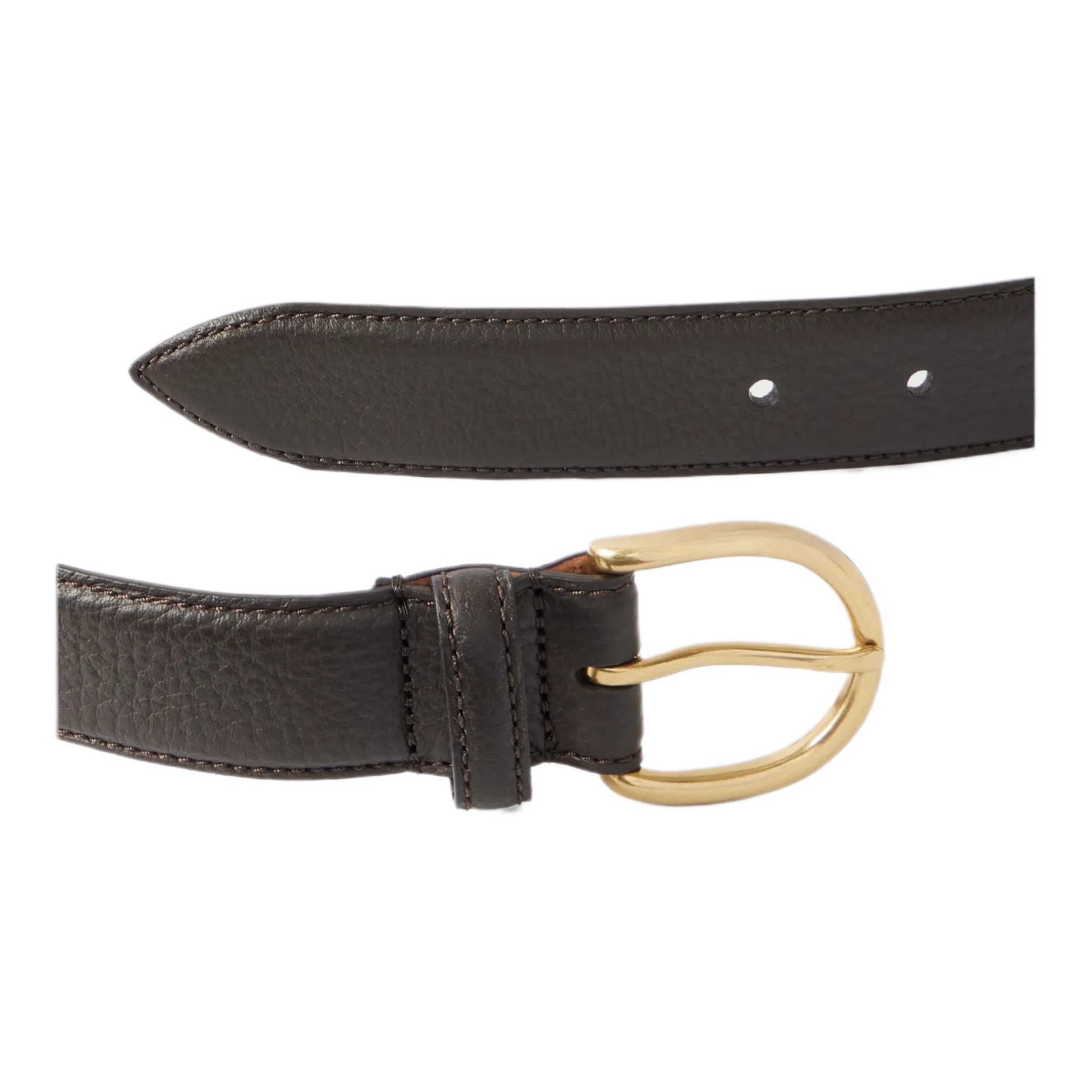3cm Full-Grain Leather Belt