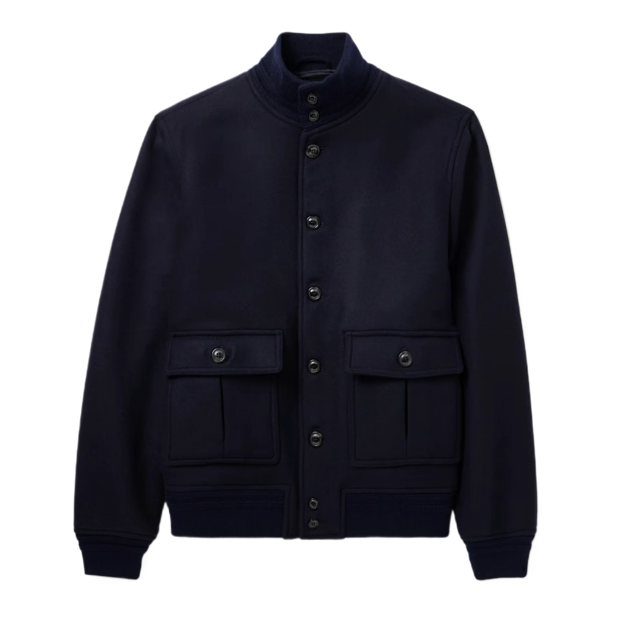 Virgin Wool Bomber Jacket