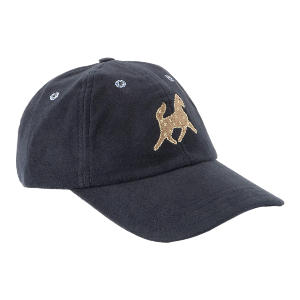Appliquéd Cotton-Moleskin Baseball Cap