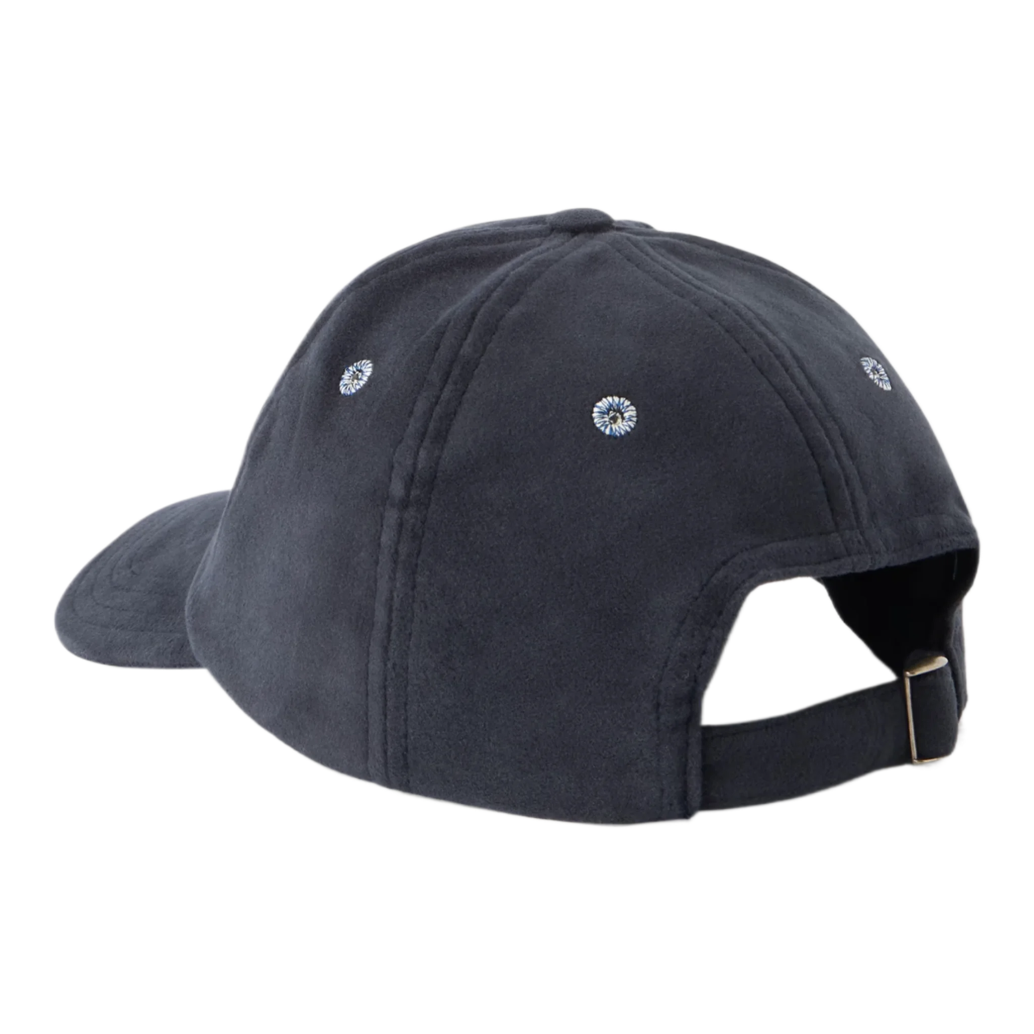 Appliquéd Cotton-Moleskin Baseball Cap