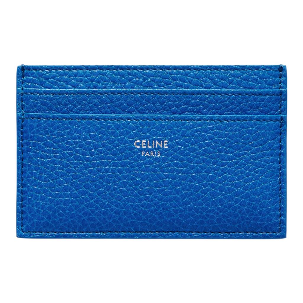 Logo-Print Full-Grain Leather Cardholder