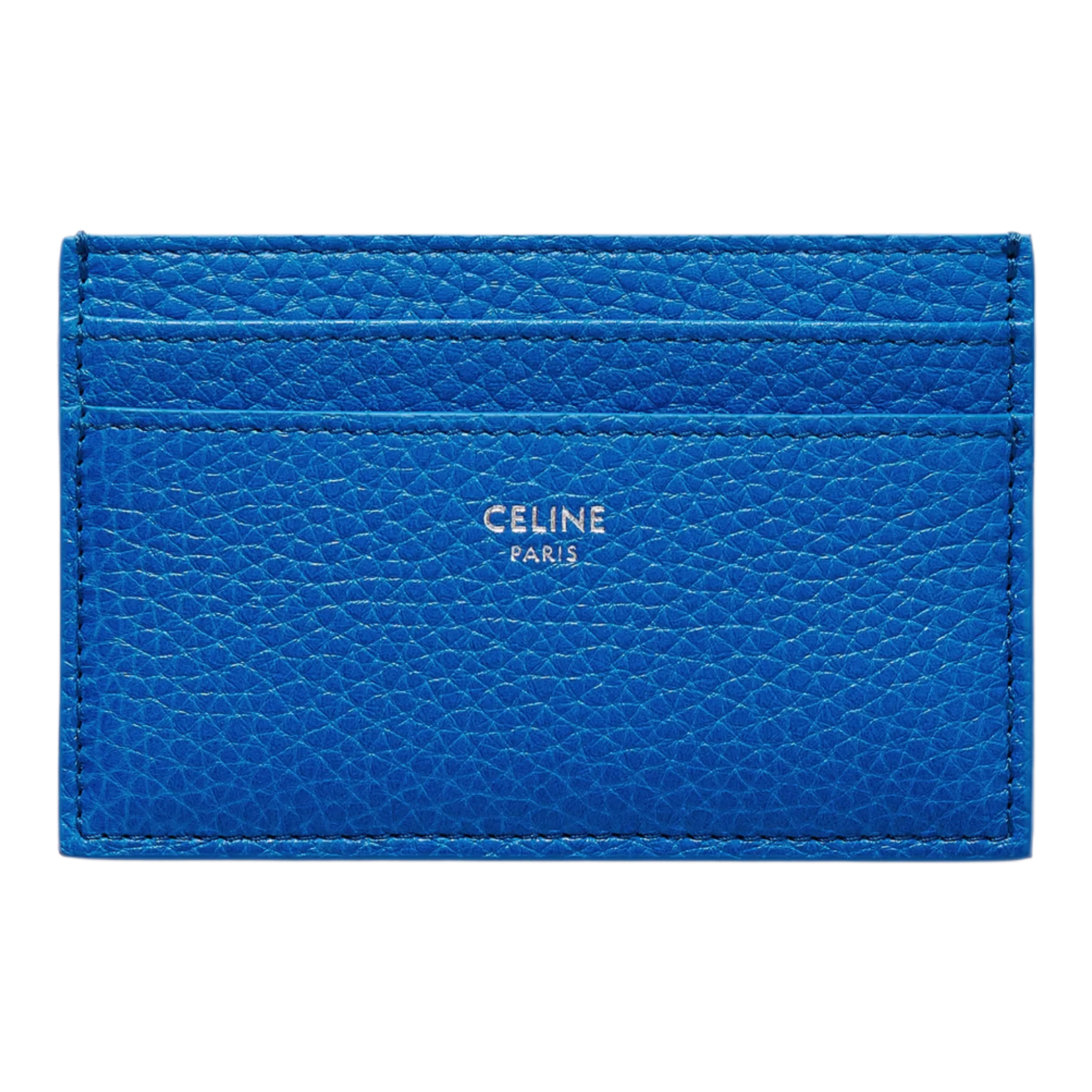 Logo-Print Full-Grain Leather Cardholder