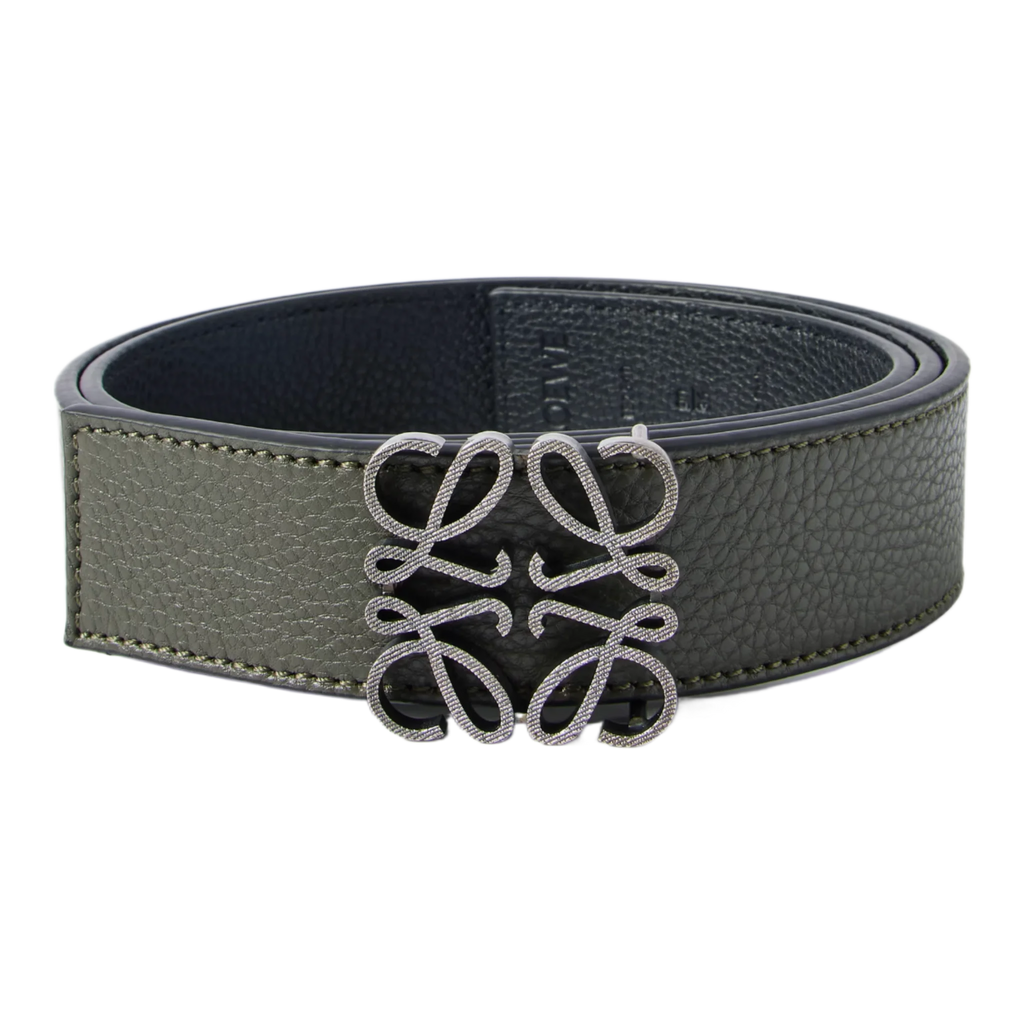Anagram 3.5cm Reversible Leather Belt