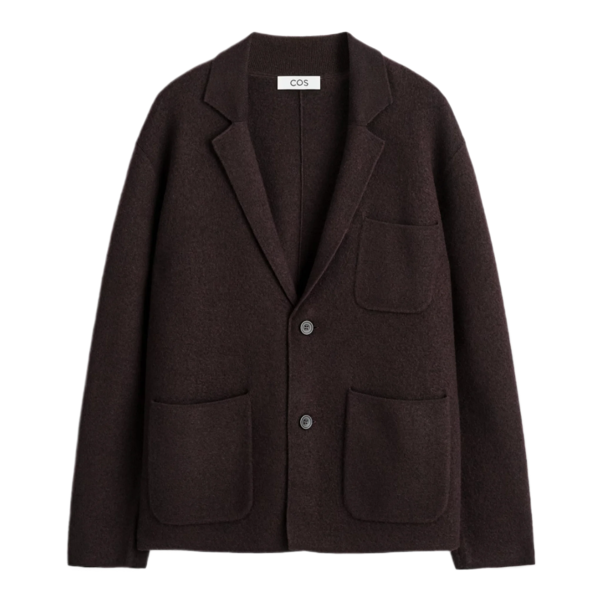 KNITTED BOILED-WOOL BLAZER