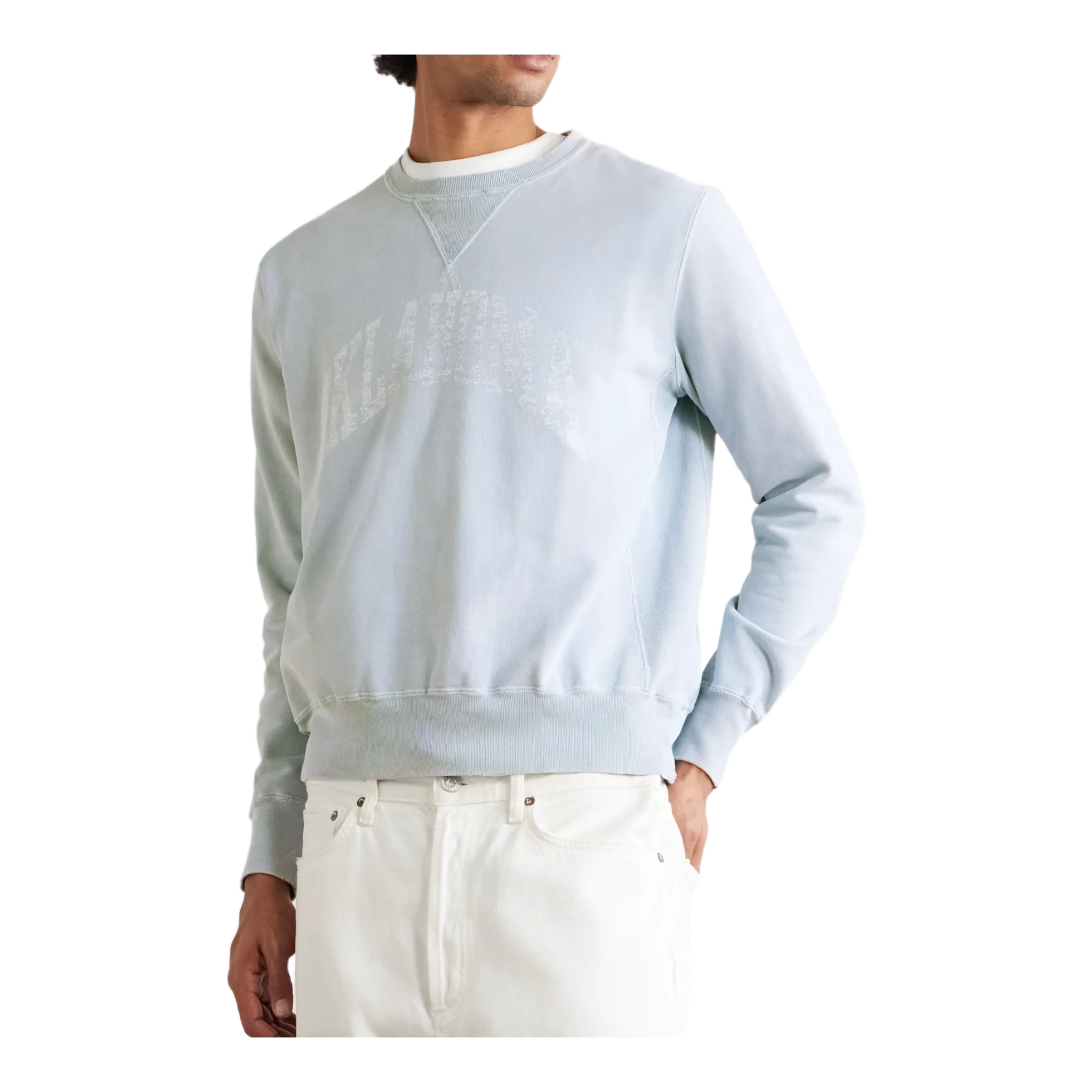 Oklahoma Printed Cotton-Jersey Sweatshirt