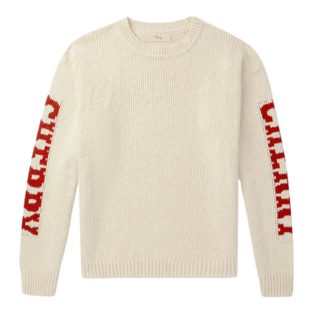 Logo-Intarsia Cotton Sweater