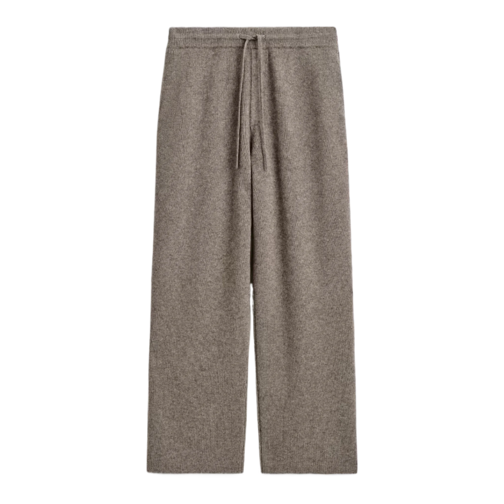 KNITTED MERINO-YAK JOGGERS