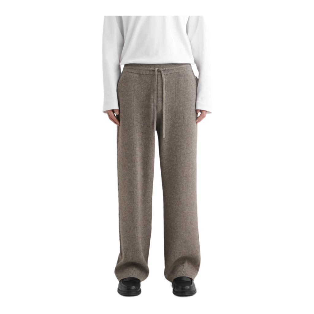 KNITTED MERINO-YAK JOGGERS